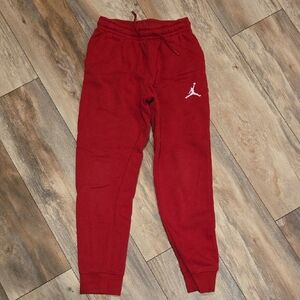 Jordan Kids Red Sweatpants